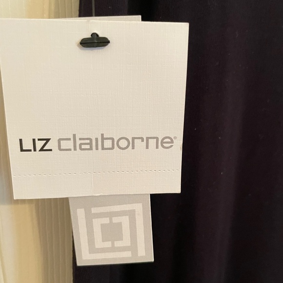 NWTs Liz Claiborne black maxi skirt size large classic piece to own - Picture 2 of 4